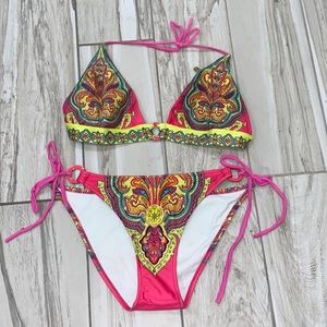 Victoria secret colorful bikini set